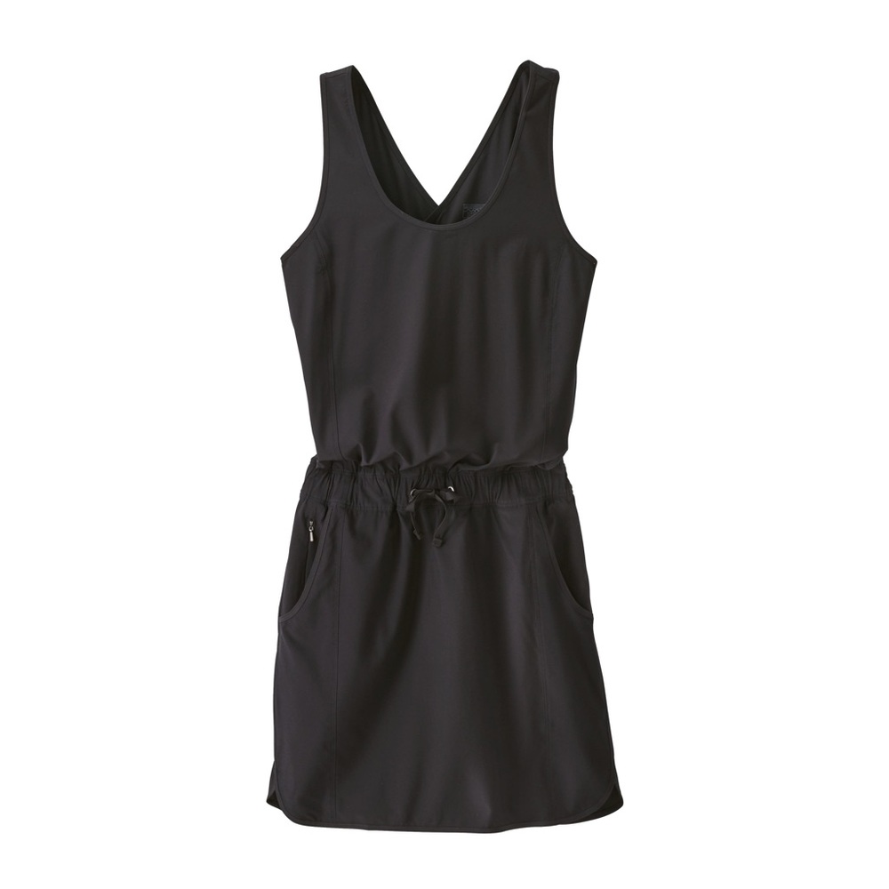 Patagonia Black Fleetwith Dress with Drawstring XL